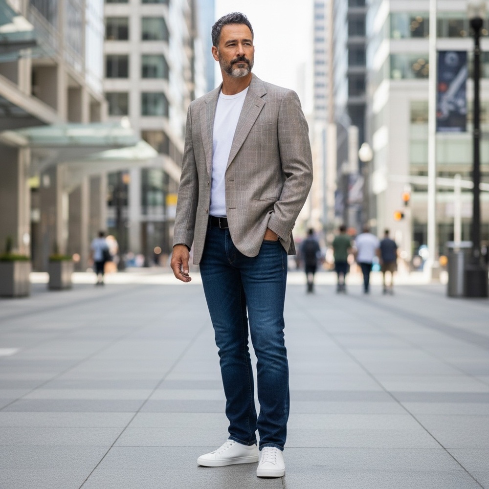 Burberry @ Saks: Plaid Notch-Lapel Sport Coat 🇬🇧